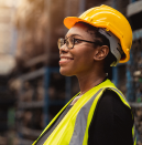 African construction worker
